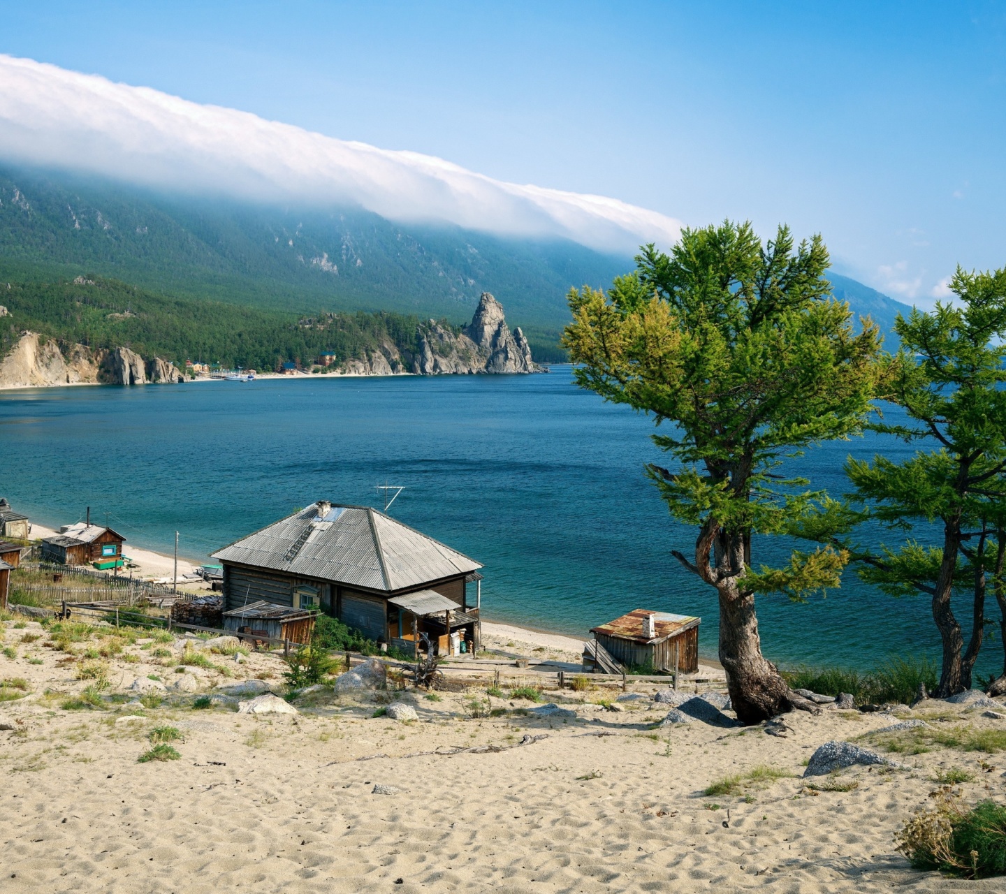Fondo de pantalla Lake Baikal 1440x1280