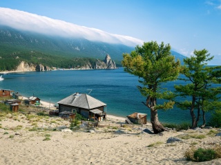 Screenshot №1 pro téma Lake Baikal 320x240