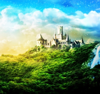 Castle In Green - Obrázkek zdarma pro iPad Air