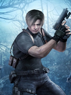 Fondo de pantalla Resident Evil 4 240x320