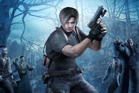 Fondo de pantalla Resident Evil 4 480x320