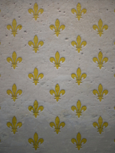 Das Fleur De Lys Pattern Wallpaper 480x640