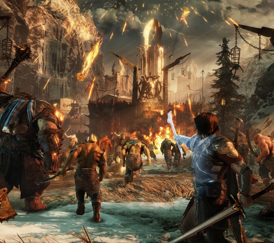 Middle earth Shadow of War wallpaper 960x854