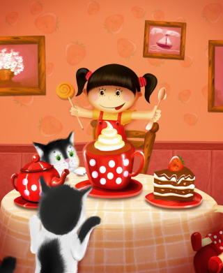 Cats Birthday - Obrázkek zdarma pro 640x960