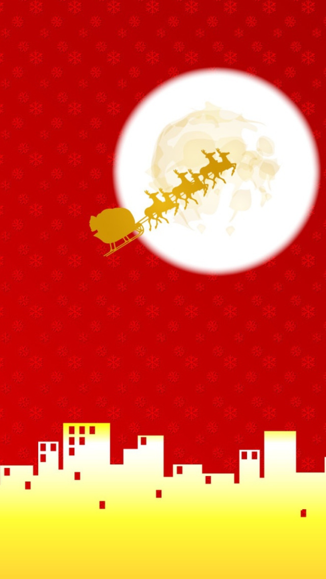 Screenshot №1 pro téma Santa Is Coming For Christmas 640x1136