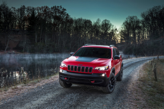 2018 Jeep Cherokee Trailhawk sfondi gratuiti per cellulari Android, iPhone, iPad e desktop