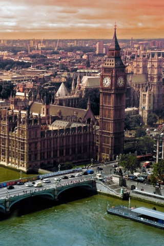 Fondo de pantalla London Westminster Abbey 320x480