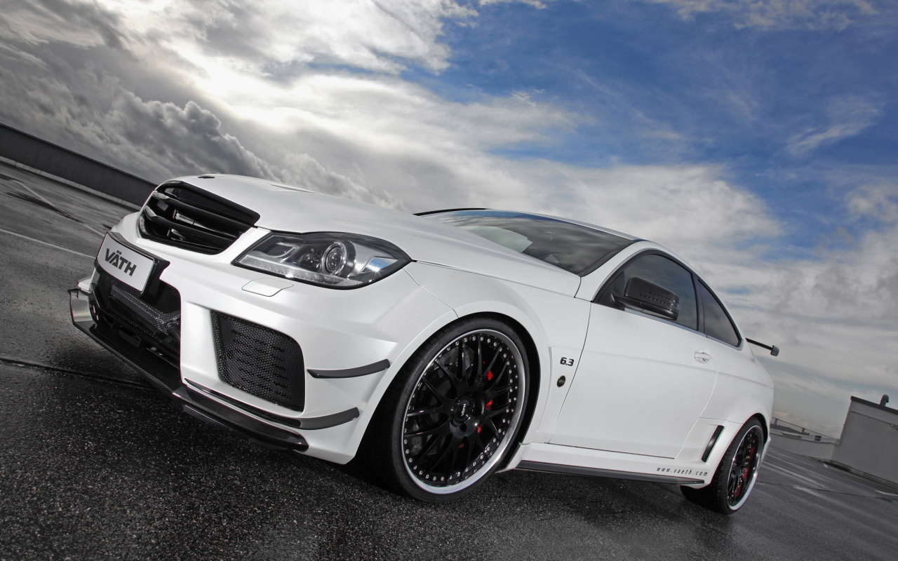Mercedes AMG C63 Coupe wallpaper 1280x800