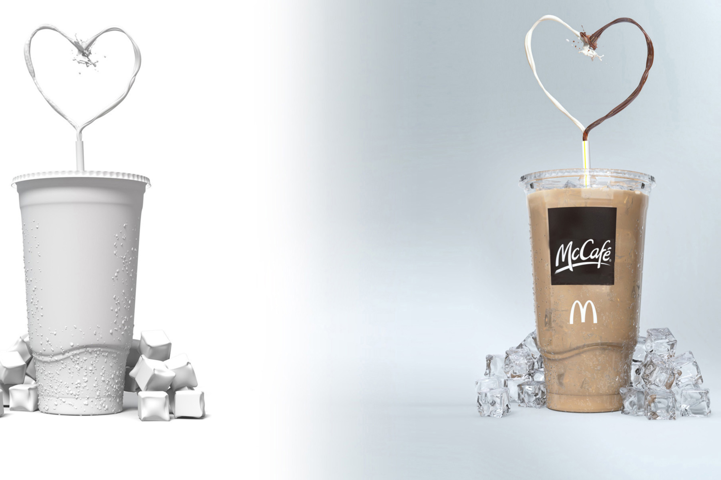 Screenshot №1 pro téma Milkshake from McCafe 2880x1920