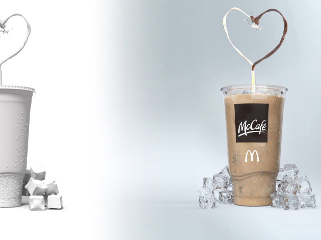 Das Milkshake from McCafe Wallpaper 640x480