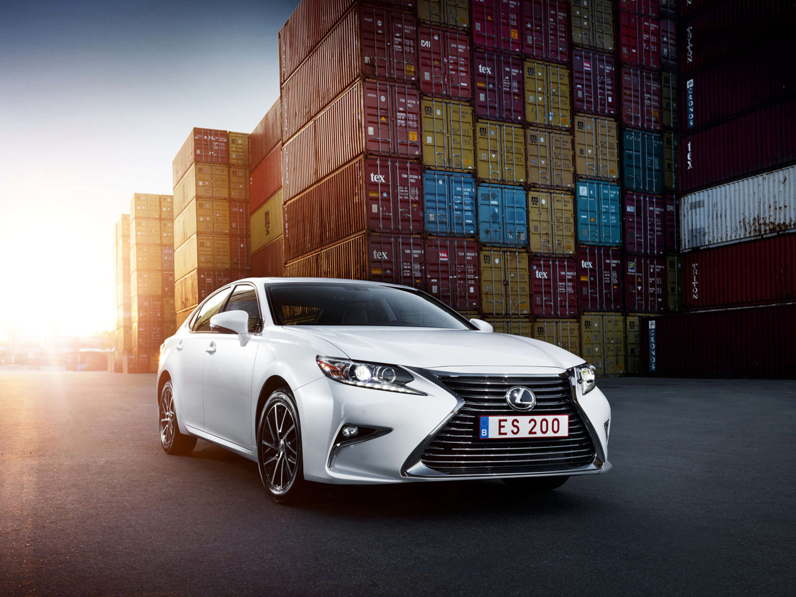 Sfondi Lexus ES 200 White 1600x1200