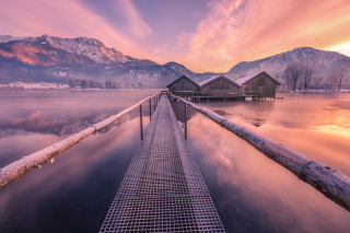 Frozen landscape - Obrázkek zdarma pro HTC Desire
