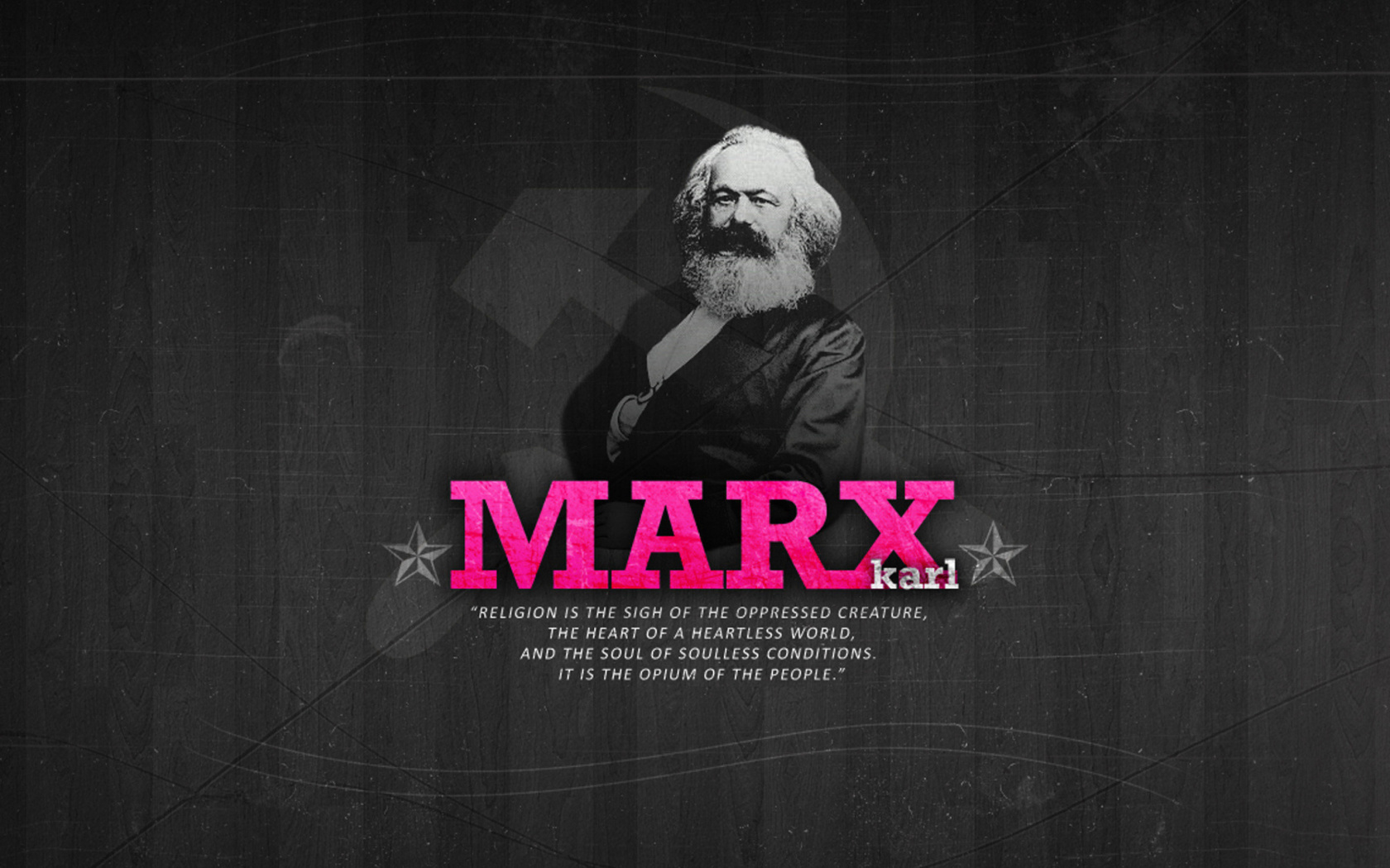 Screenshot №1 pro téma Politician Karl Marx 1680x1050