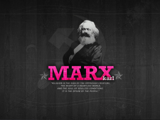 Fondo de pantalla Politician Karl Marx 320x240
