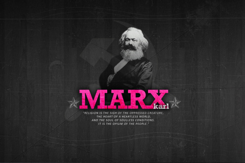 Sfondi Politician Karl Marx 480x320