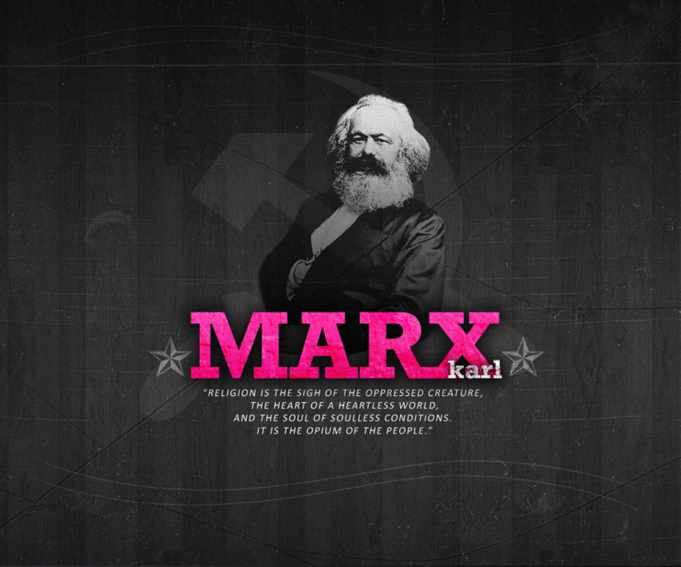 Обои Politician Karl Marx 960x800