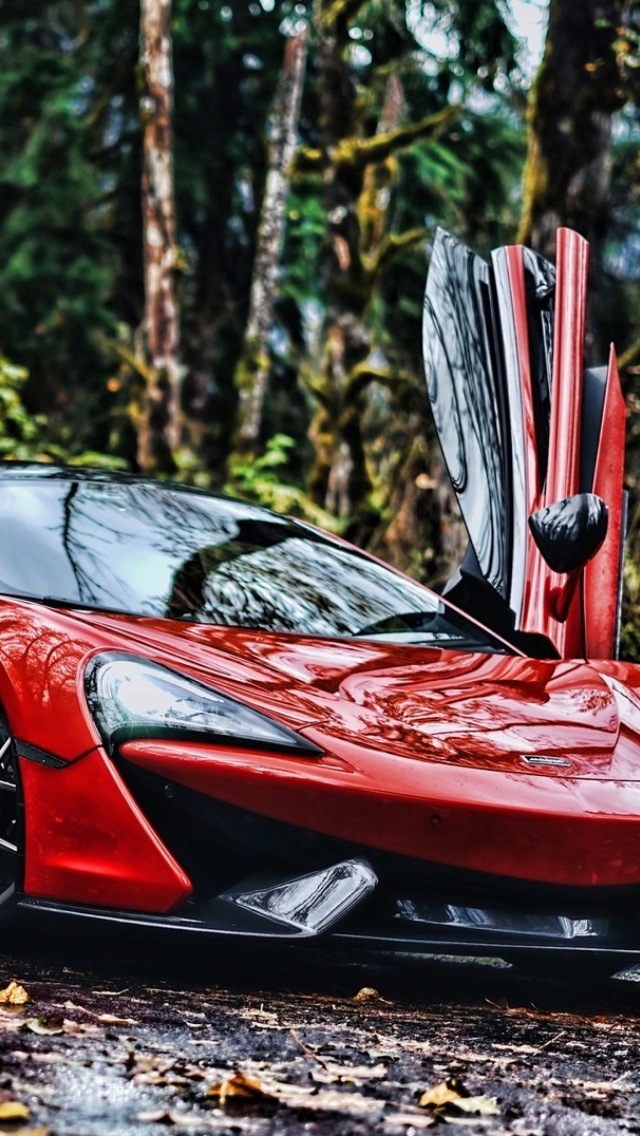 Обои McLaren 570S 640x1136