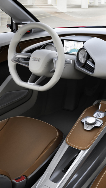 Обои Audi E-Tron Interior 360x640