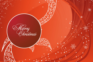 Merry Christmas Greeting - Obrázkek zdarma pro Sony Xperia Tablet Z