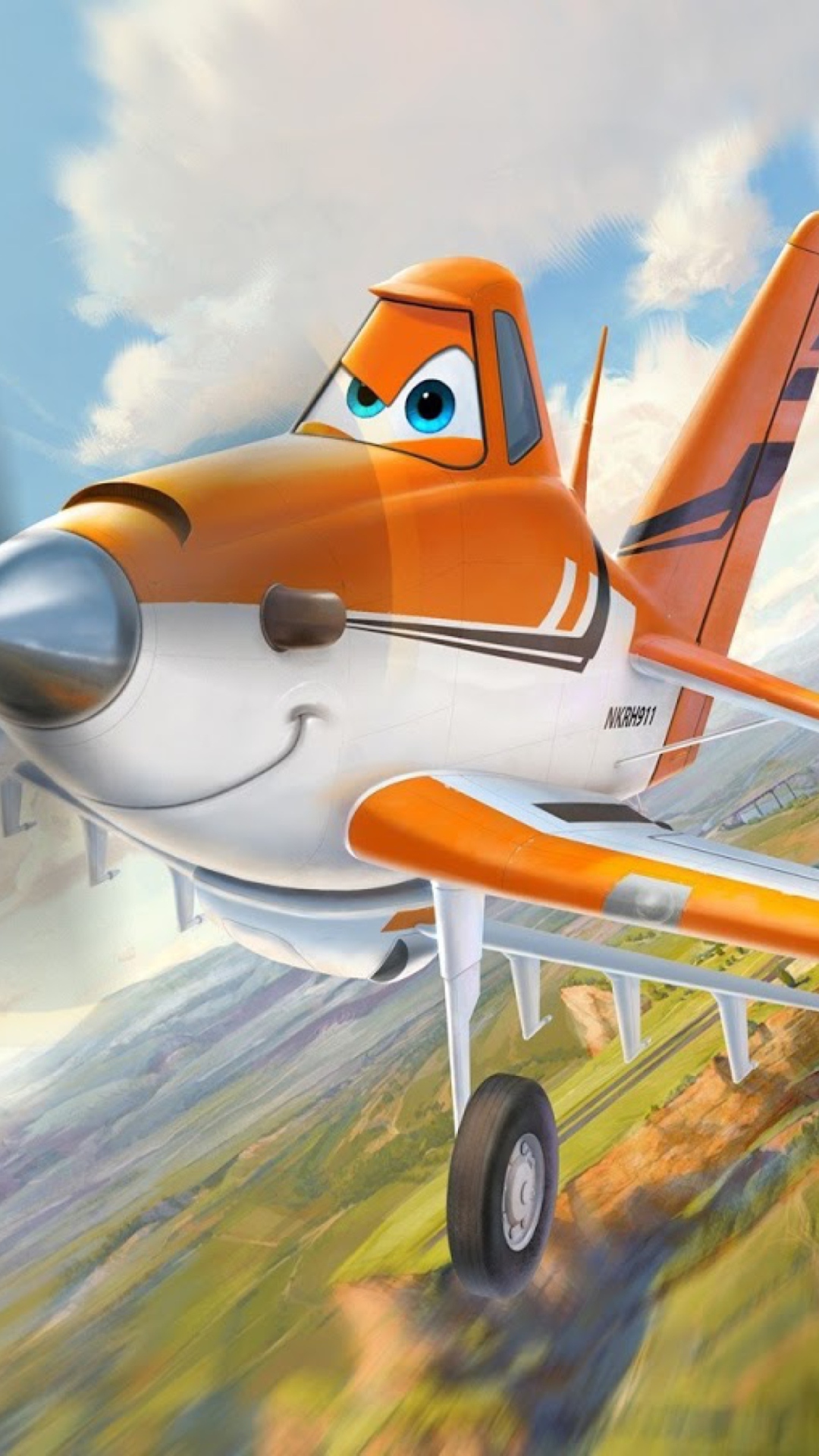 Screenshot №1 pro téma Planes 2013 Disney Dusty Crophopper 1080x1920