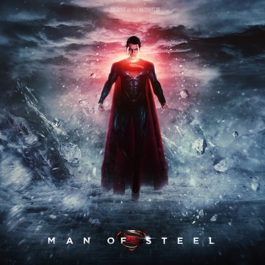 Sfondi Superman Man Of Steel 1024x1024