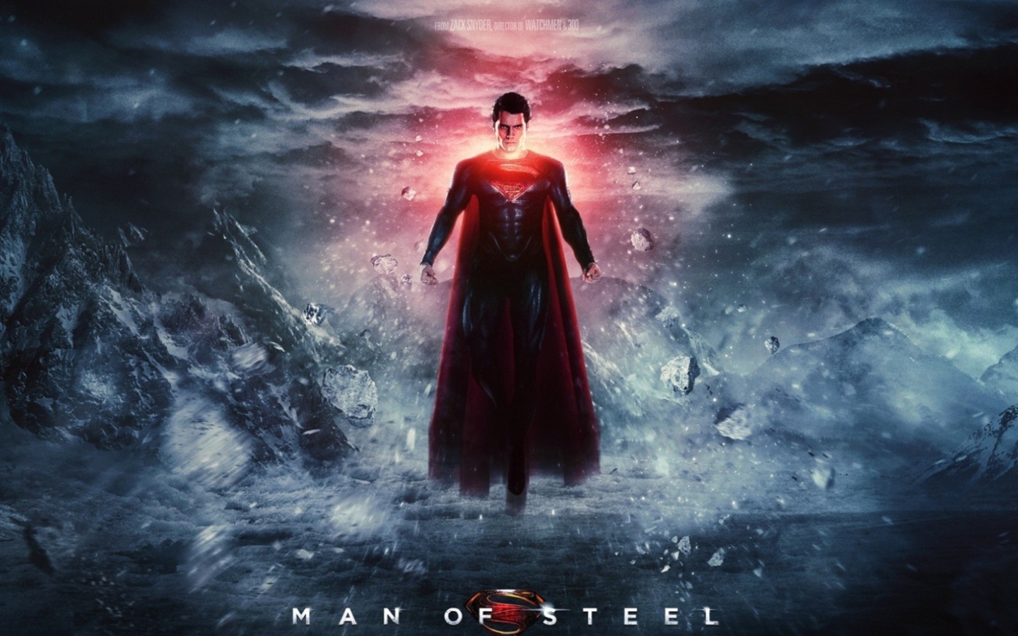 Das Superman Man Of Steel Wallpaper 1440x900