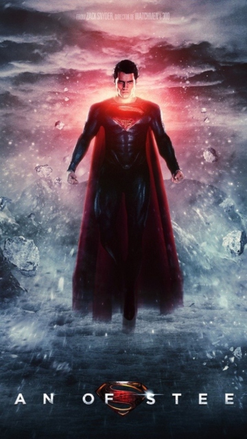 Fondo de pantalla Superman Man Of Steel 360x640