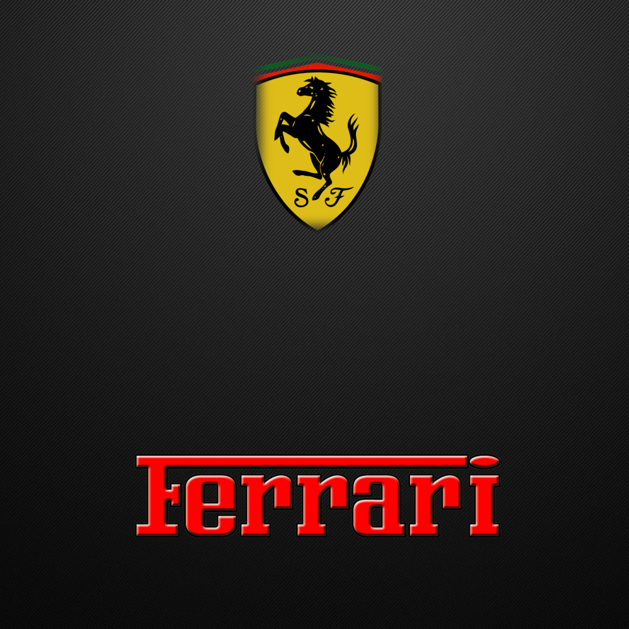 Das Ferrari Emblem Wallpaper 2048x2048