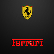 Fondo de pantalla Ferrari Emblem 208x208