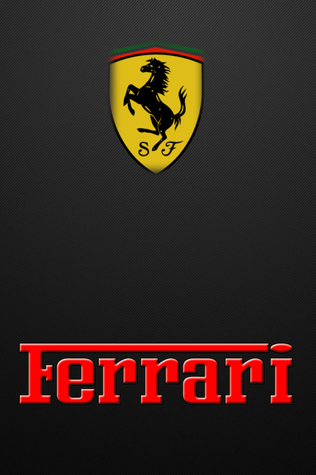 Sfondi Ferrari Emblem 640x960