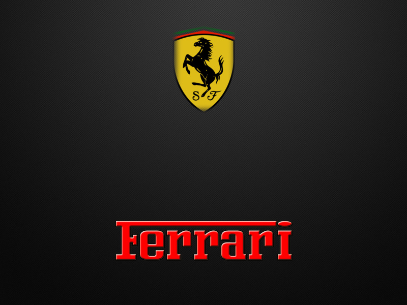 Fondo de pantalla Ferrari Emblem 800x600