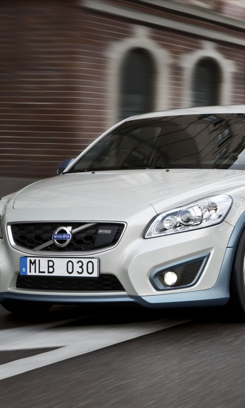 Screenshot №1 pro téma Volvo C30 Electric Car 480x800