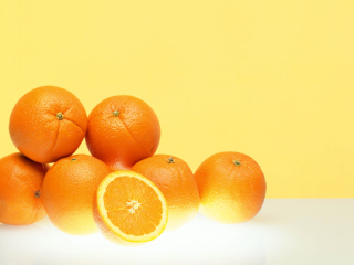 Fondo de pantalla Fresh Oranges 320x240