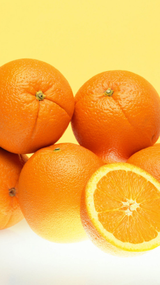 Fondo de pantalla Fresh Oranges 640x1136