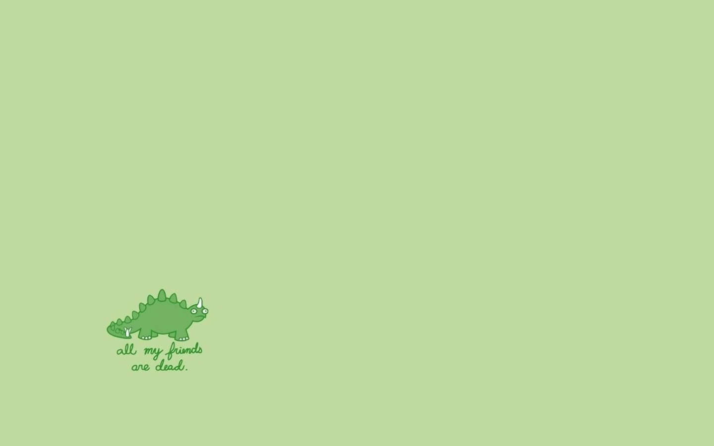 Poor Dinosaur wallpaper 1440x900