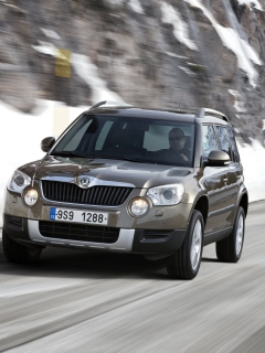 Обои Skoda Yeti 240x320