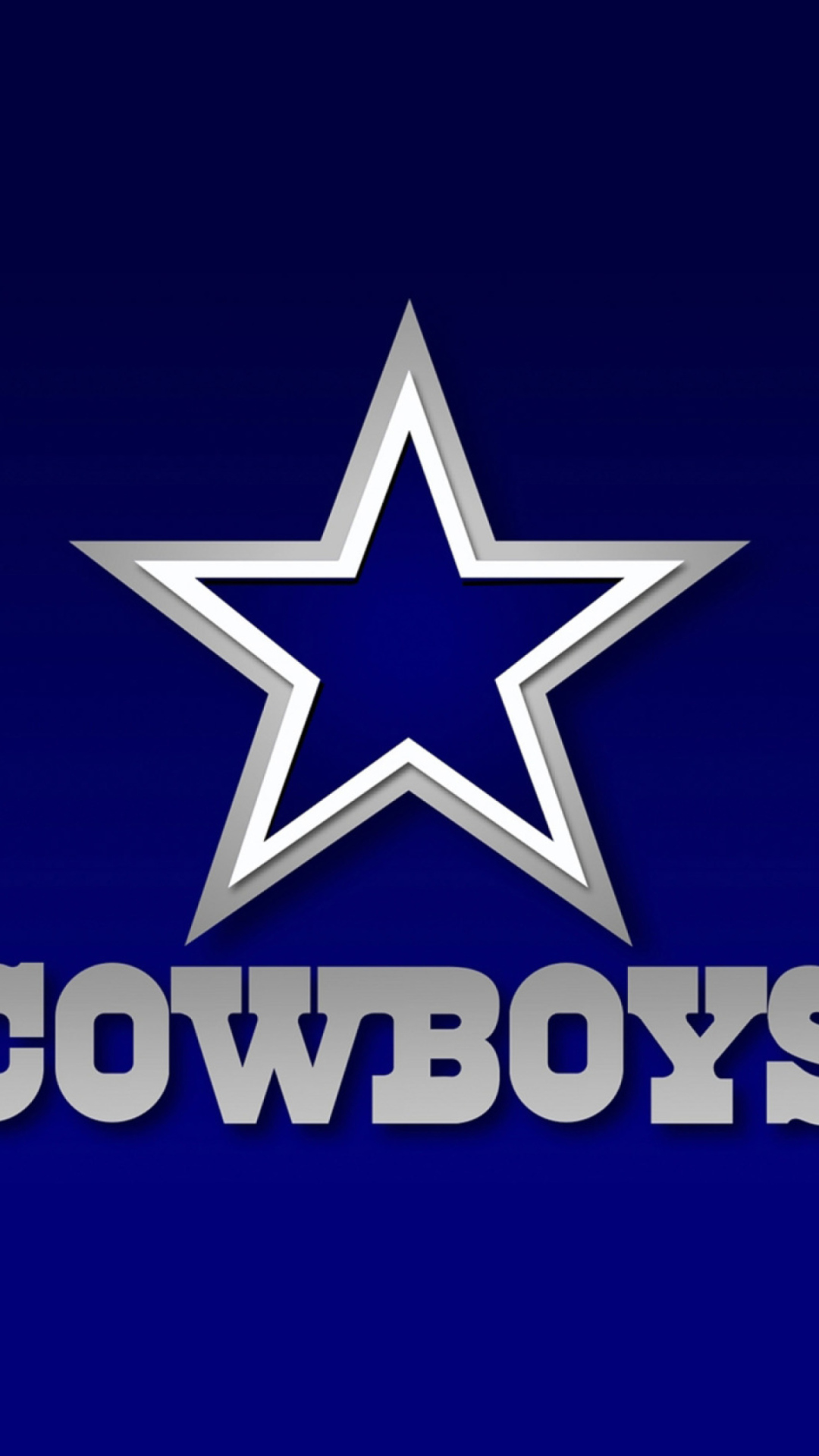 Screenshot №1 pro téma Dallas Cowboys Blue Star 1080x1920
