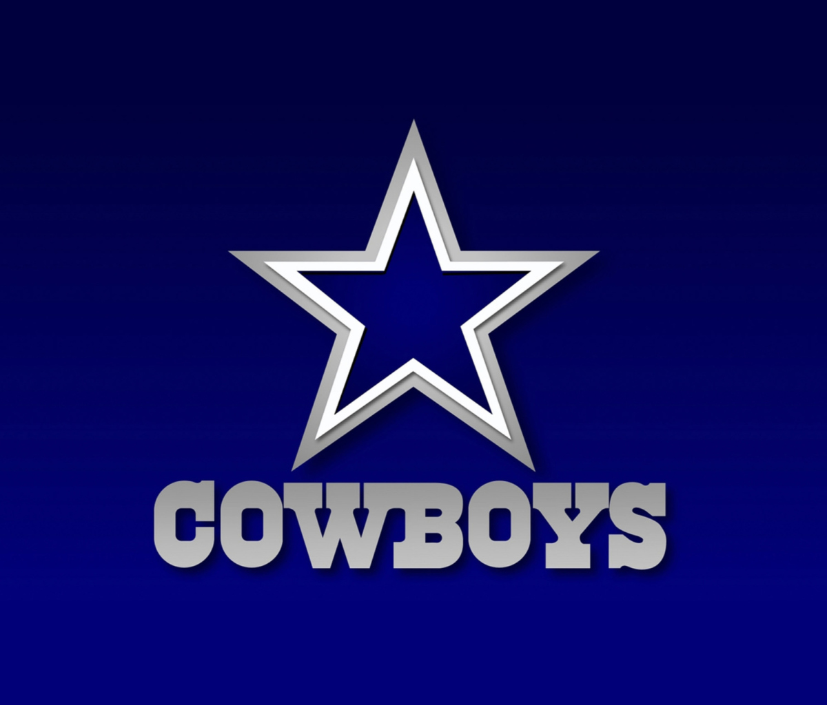Screenshot №1 pro téma Dallas Cowboys Blue Star 1200x1024