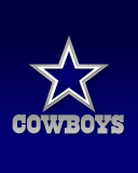 Screenshot №1 pro téma Dallas Cowboys Blue Star 128x160