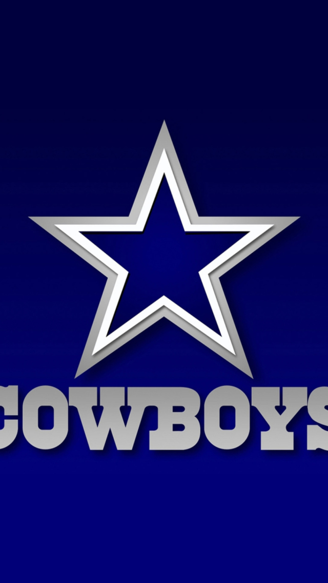 Screenshot №1 pro téma Dallas Cowboys Blue Star 640x1136