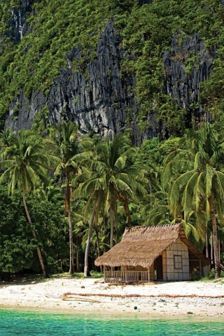 Обои El Nido, Palawan on Philippines 320x480