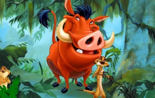 Timon and Pumbaa - Obrázkek zdarma pro 1080x960