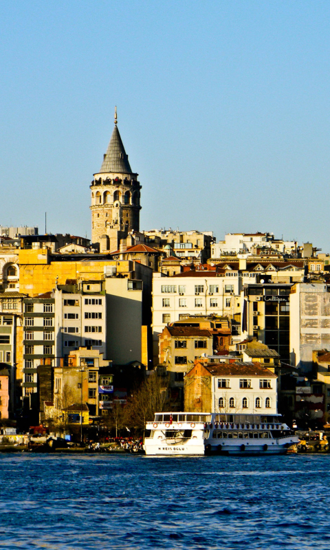 Обои Galata Tower 480x800