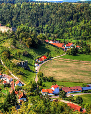 Village in Denmark - Obrázkek zdarma pro Nokia X2-02