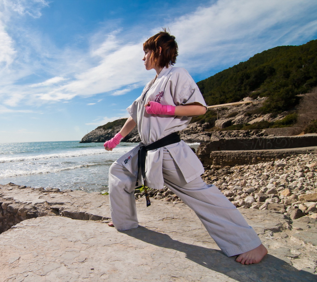 Karate By Sea wallpaper 1080x960