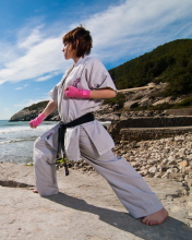 Fondo de pantalla Karate By Sea 176x220