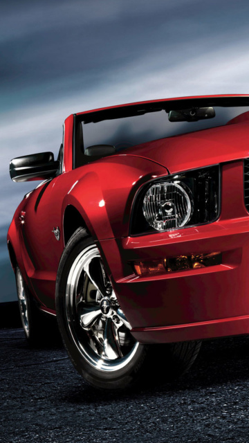Обои Ford Mustang Shelby GT500 360x640