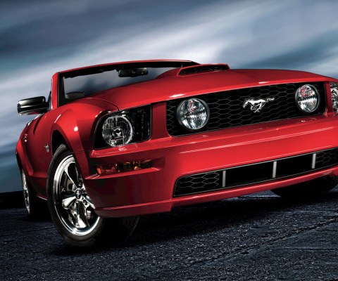 Das Ford Mustang Shelby GT500 Wallpaper 480x400
