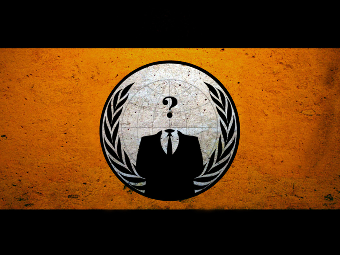 Обои Anonymous Hacktivist 1152x864