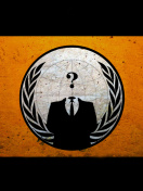Screenshot №1 pro téma Anonymous Hacktivist 132x176
